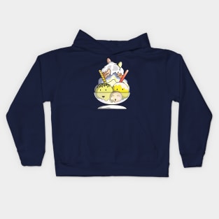 Don't Worry Eat Ice Cream Kids Hoodie